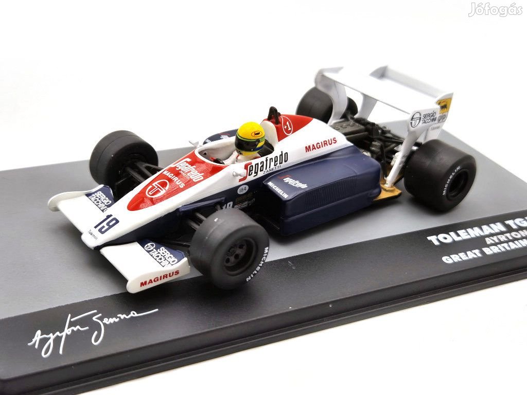 Toleman TG184 F1 #19 (1984) - Great Britain GP - Ayrton Senna - PILÓT