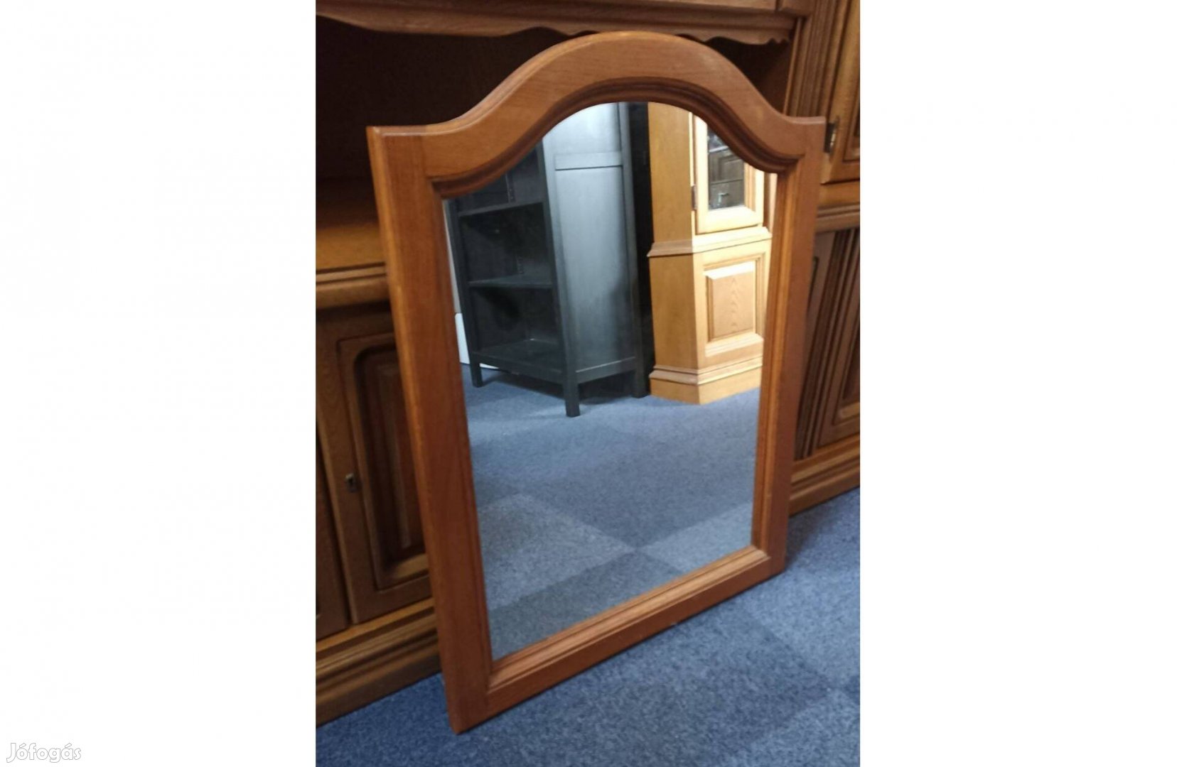 Tölgyfa keretes tükör eladó