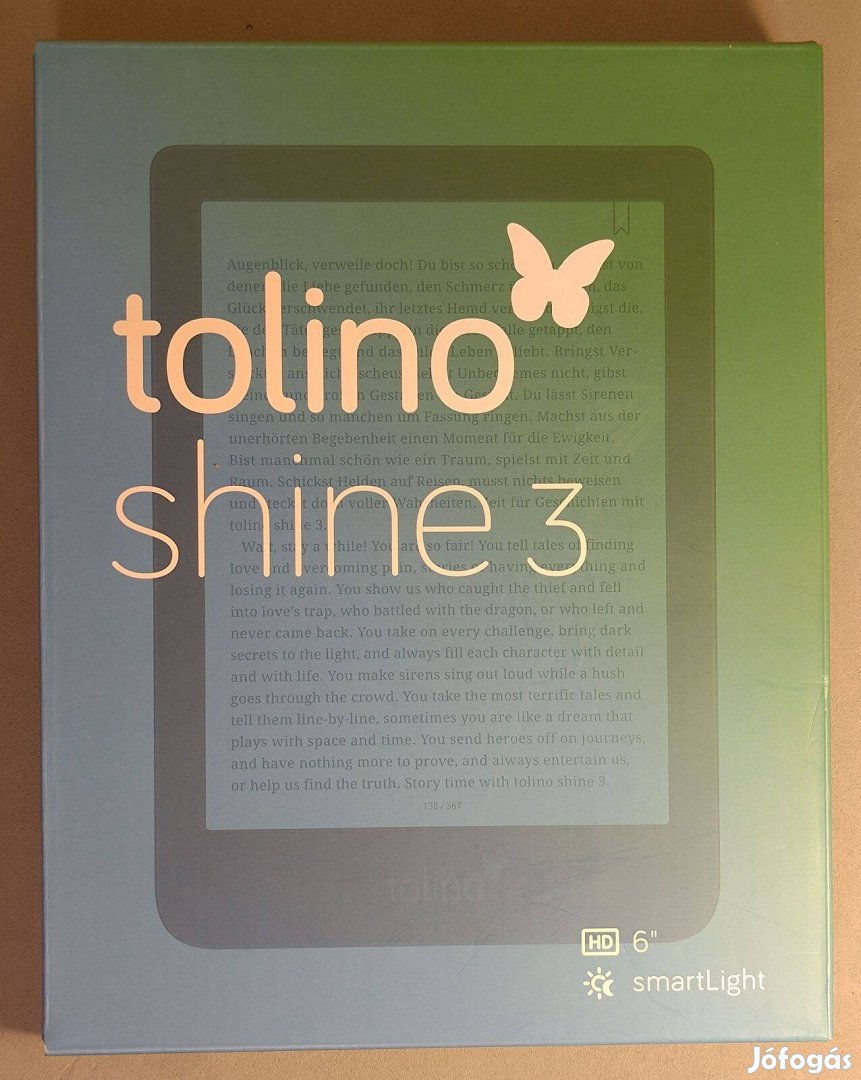 Tolino Shine 3 ebook olvasó