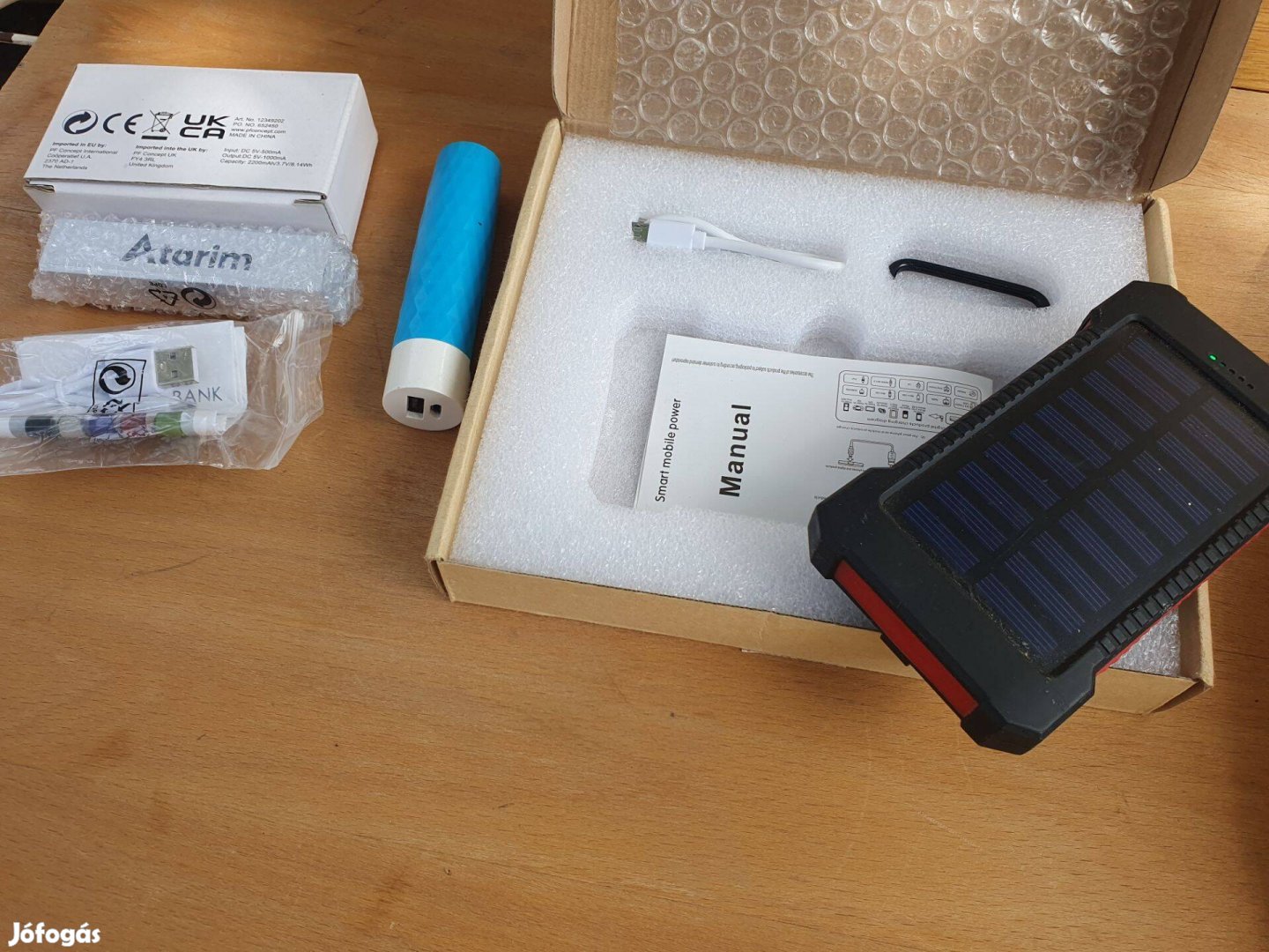 Tollcuudda + 2 Power bank- hordozható, újratölthető energiaforrás