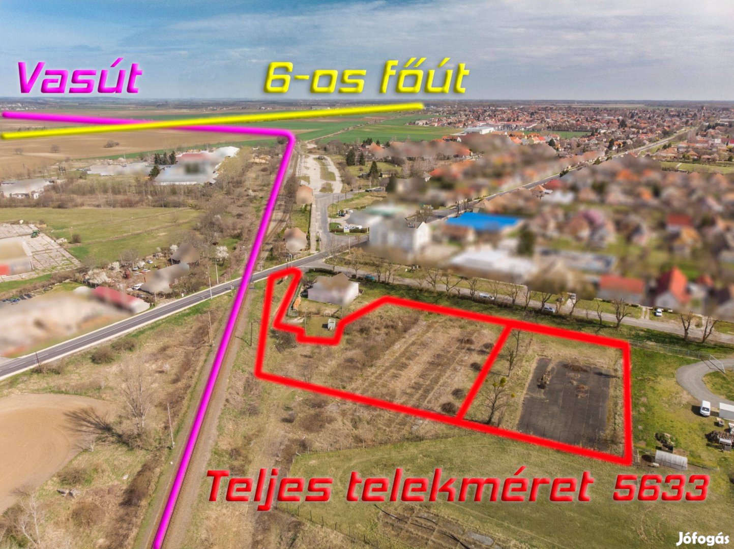 Tolna-Mözs, 5633 m2 kereskedelmi terület