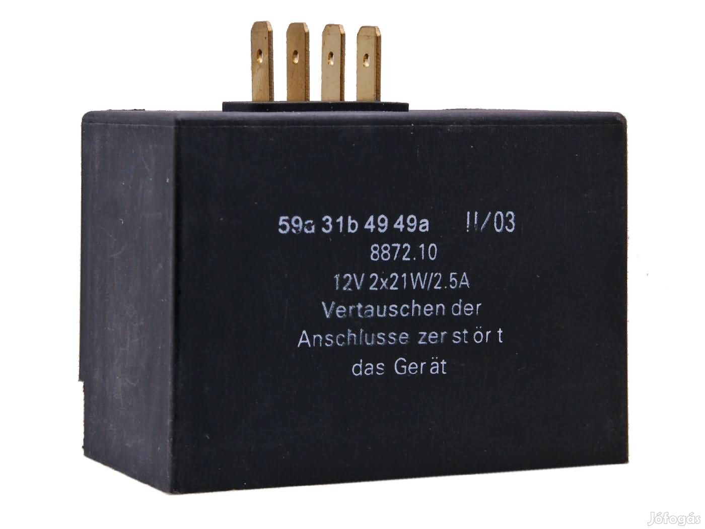 Töltés Vezérlő / Index relé 12v 2x21w, 2,5a, Simson