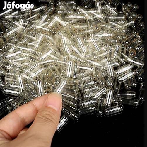 Tölthető Vegán HPMC Kapszula 100db 00-ás méret  (5284)