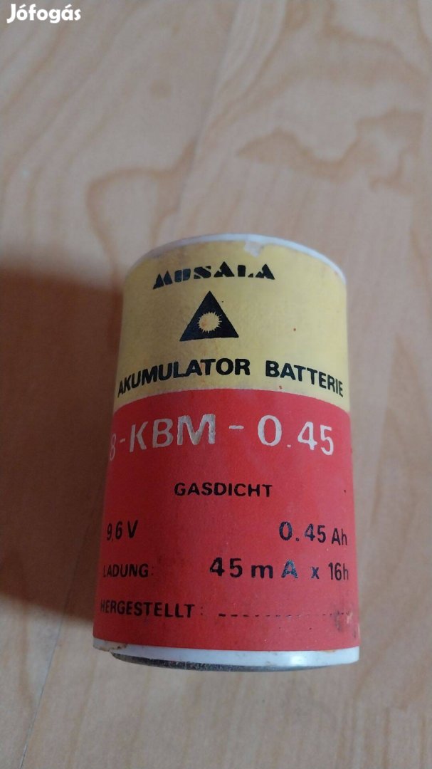 Tölthető akkumlátor 9,6 v