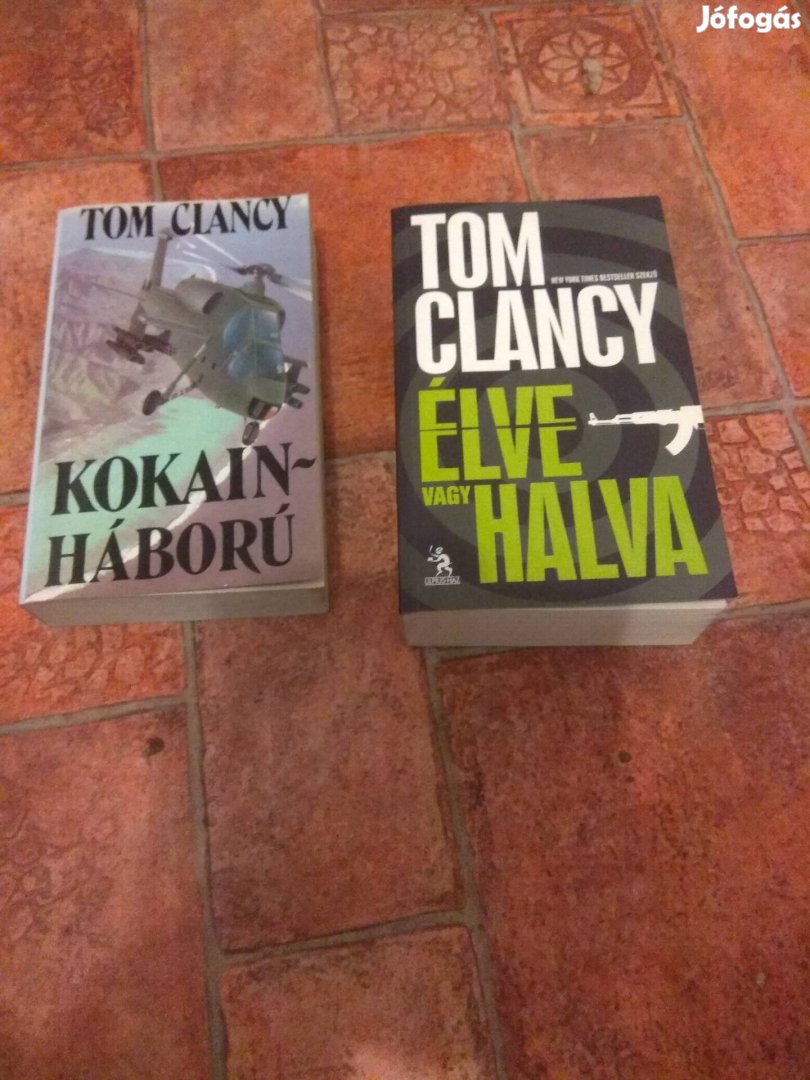 Tom Clancy kokain háború , élve vagy halva ,könyv könyvek