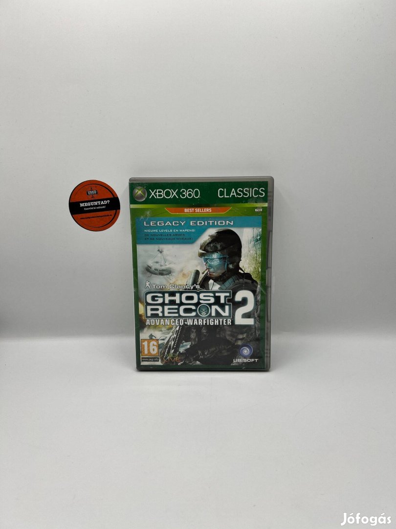 Tom Clancy's Ghost Recon Advanced Warfighter 2 - Xbox 360 játék, haszn