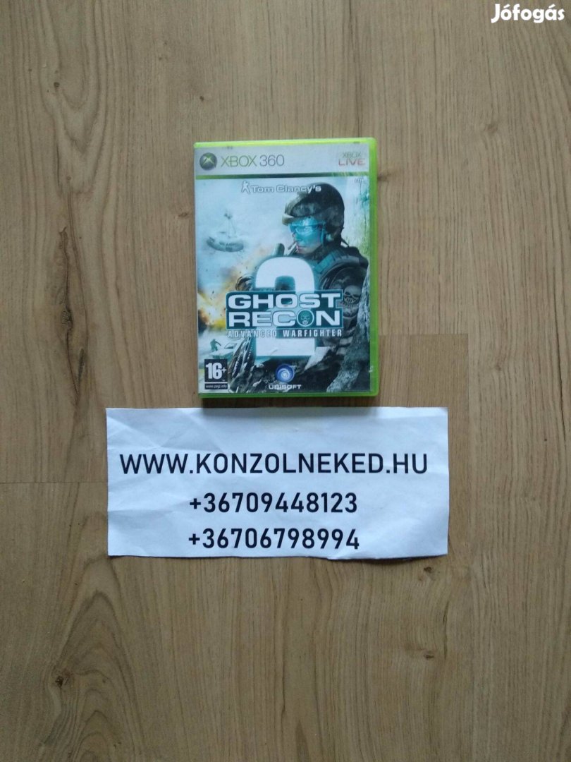 Tom Clancy's Ghost Recon Advanced Warfighter 2 eredeti Xbox 360 játék