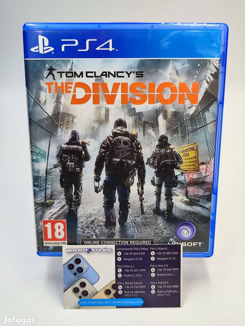 Tom Clancy's The Division PS4 Garanciával #konzl0405