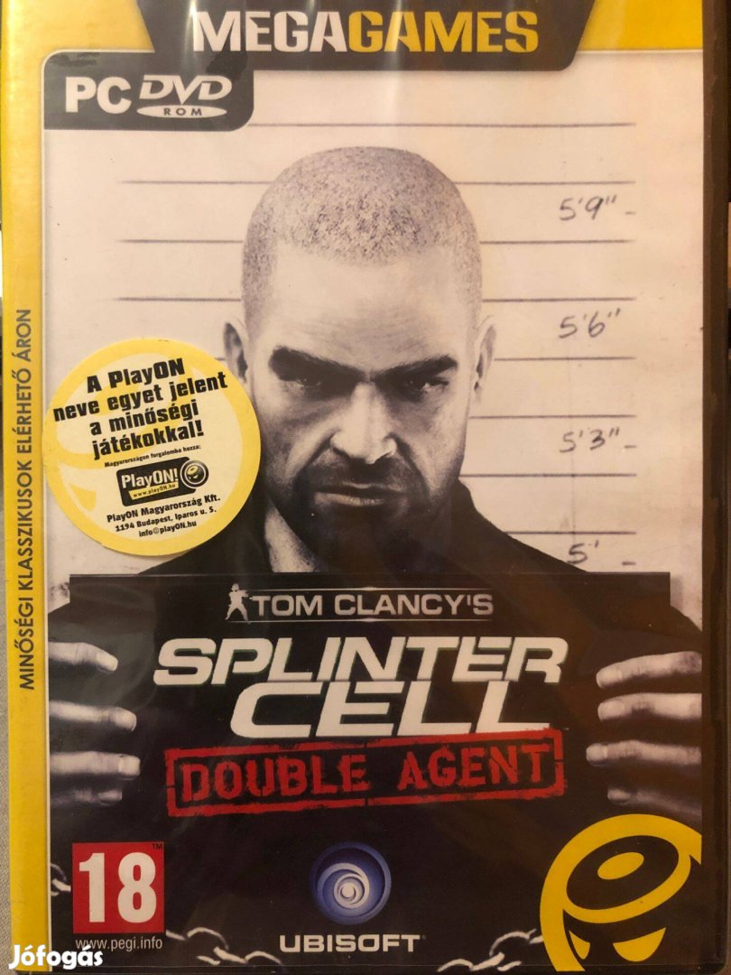 Tom Clancys Splinter Cell Double Agent PC játék (bontatlan)