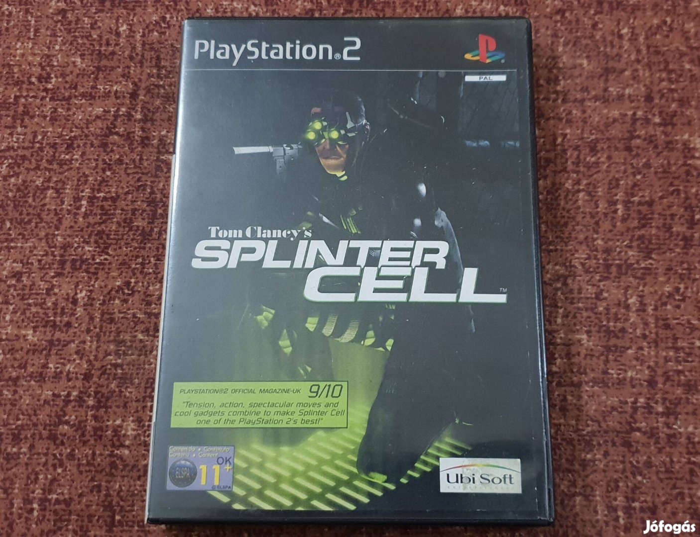 Tom Claney's Splinter Cell Playstation 2 eredeti lemez ( 2000 Ft )