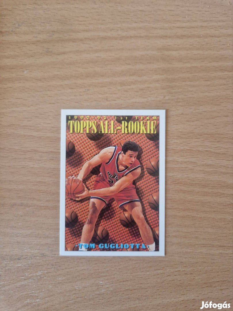 Tom Gugliotta Topps 1992-93 Topps All-Rookie 151 kosaras