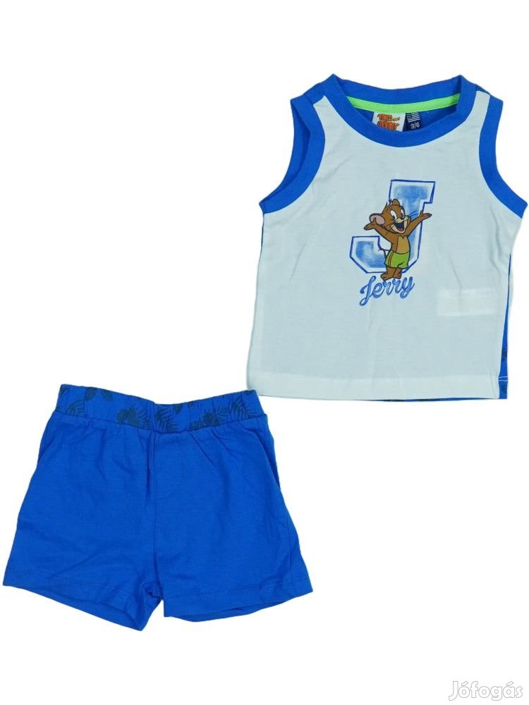 Tom&Jerry Új (címkés) Fiú Pizsama (Méret: 68)