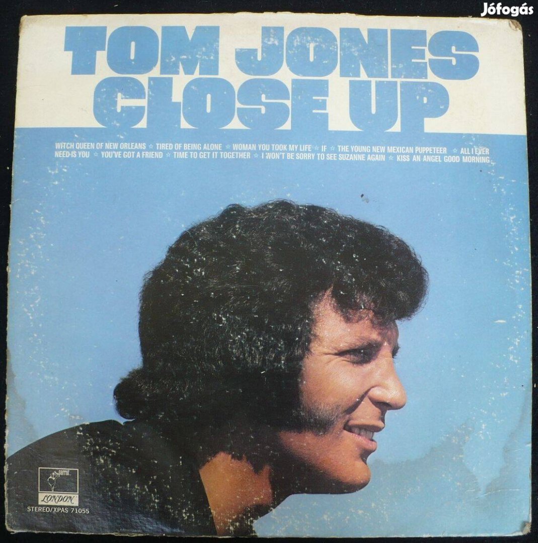 Tom Jones: Close up (USA nyomású LP)