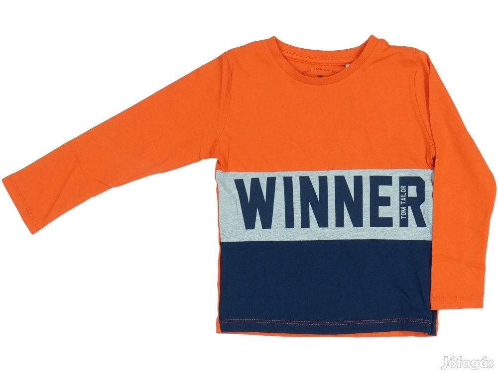 Tom Tailor Új címkés Fiú Hosszú ujjú felső Méret 98