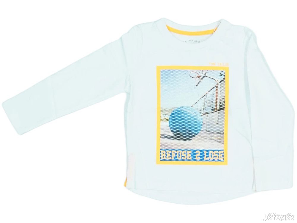 Tom Tailor Új címkés Fiú Hosszú ujjú felső Méret 98