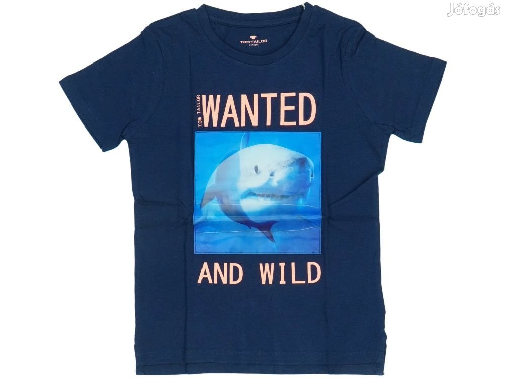 Tom Tailor Új címkés Fiú Póló Méret 122