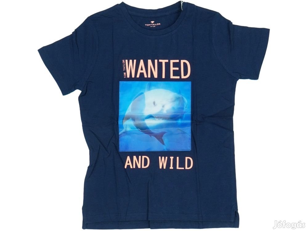 Tom Tailor Új címkés Fiú Póló Méret 134