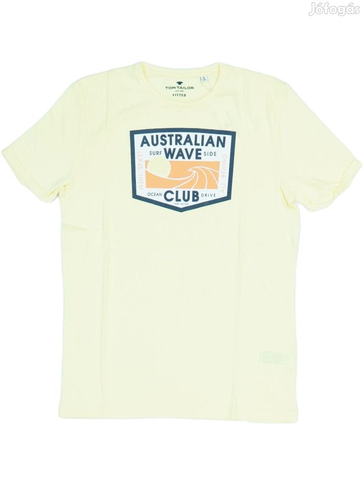Tom Tailor Új címkés Fiú Póló Méret 176