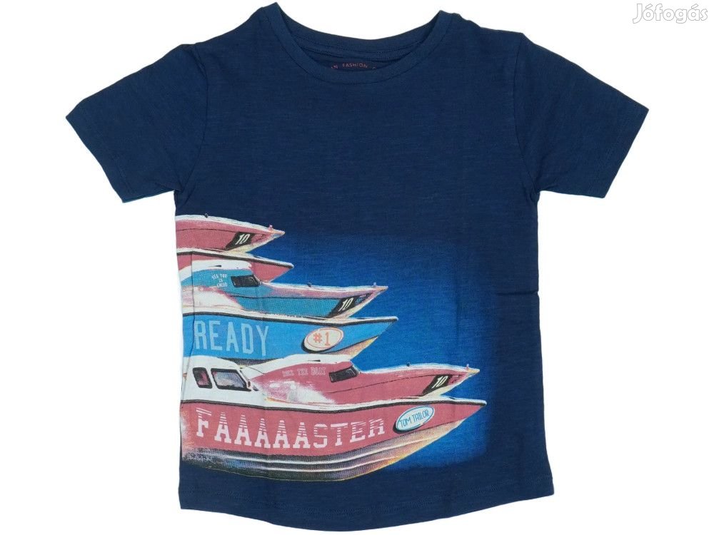 Tom Tailor Új címkés Fiú Póló Méret 98