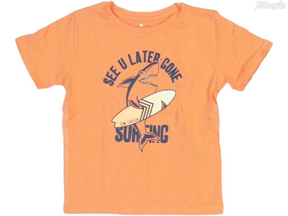 Tom Tailor Új címkés Fiú Póló Méret 98