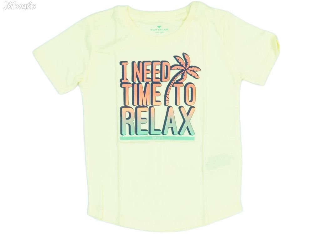 Tom Tailor Új címkés Fiú Póló Méret 98