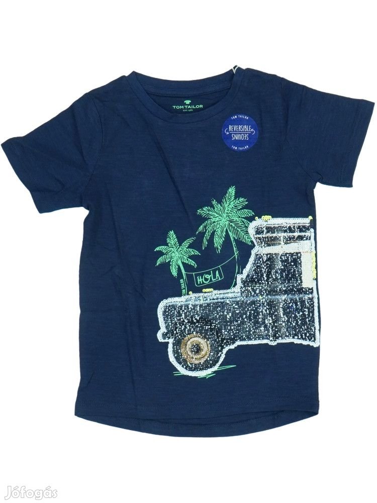 Tom Tailor Új címkés Fiú Póló Méret 98