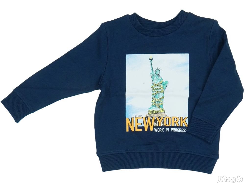Tom Tailor Új címkés Fiú Pulóver Méret 98