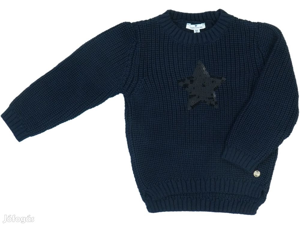 Tom Tailor Új (címkés) Lány Kötött pulcsi (Méret: 110)