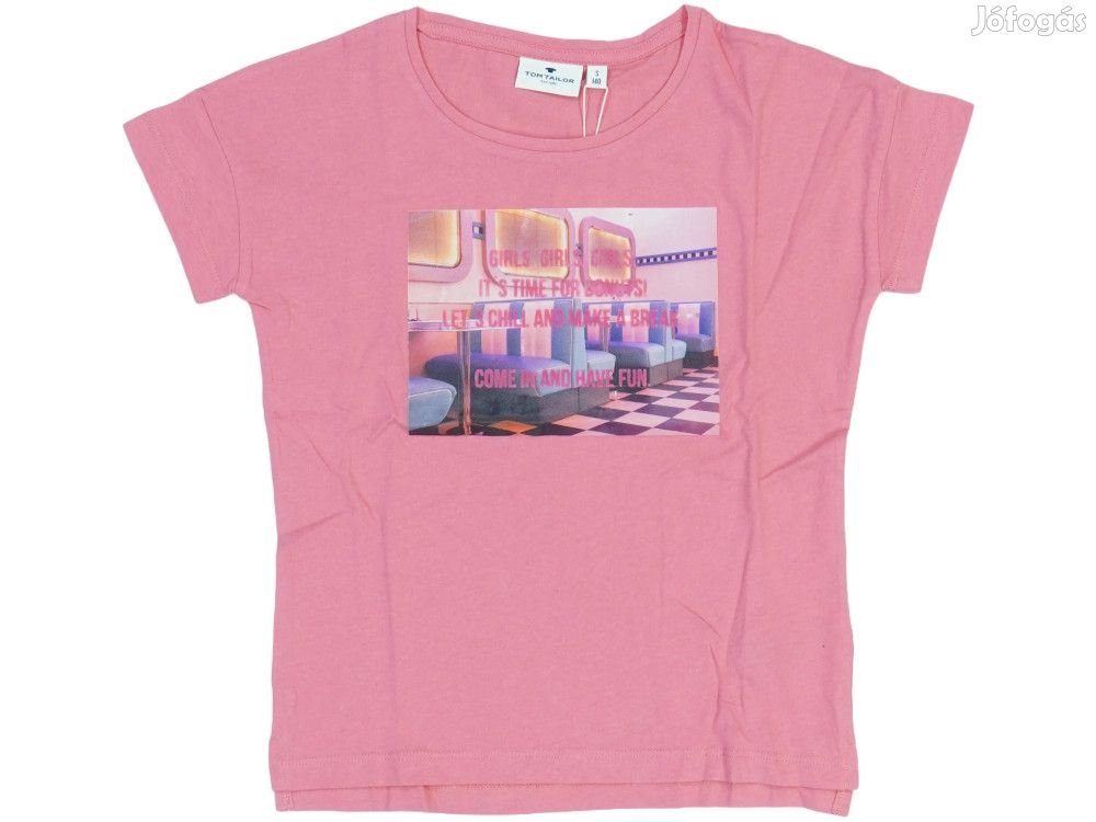 Tom Tailor Új címkés Lány Póló Méret 140