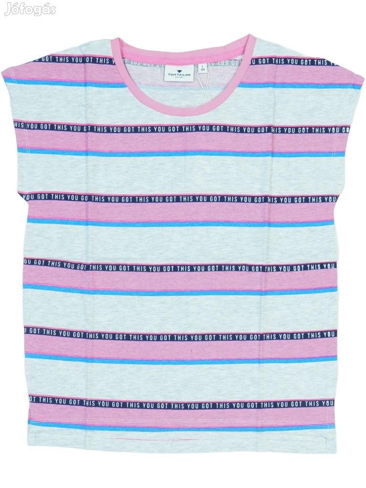 Tom Tailor Új címkés Lány Póló Méret 164