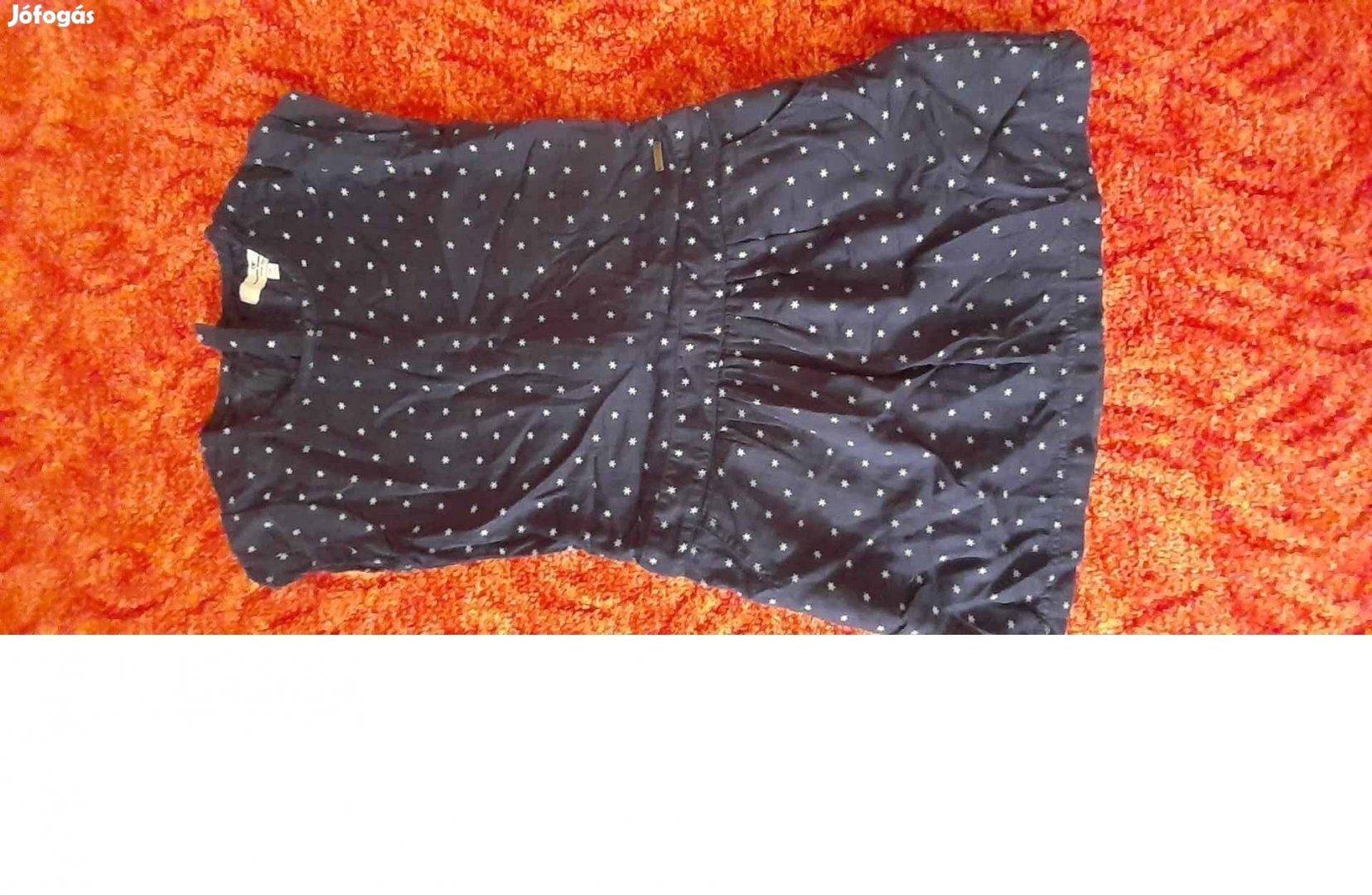 Tom Tailor sötétkék nyári kislány ruha 116/122 egyszer használt
