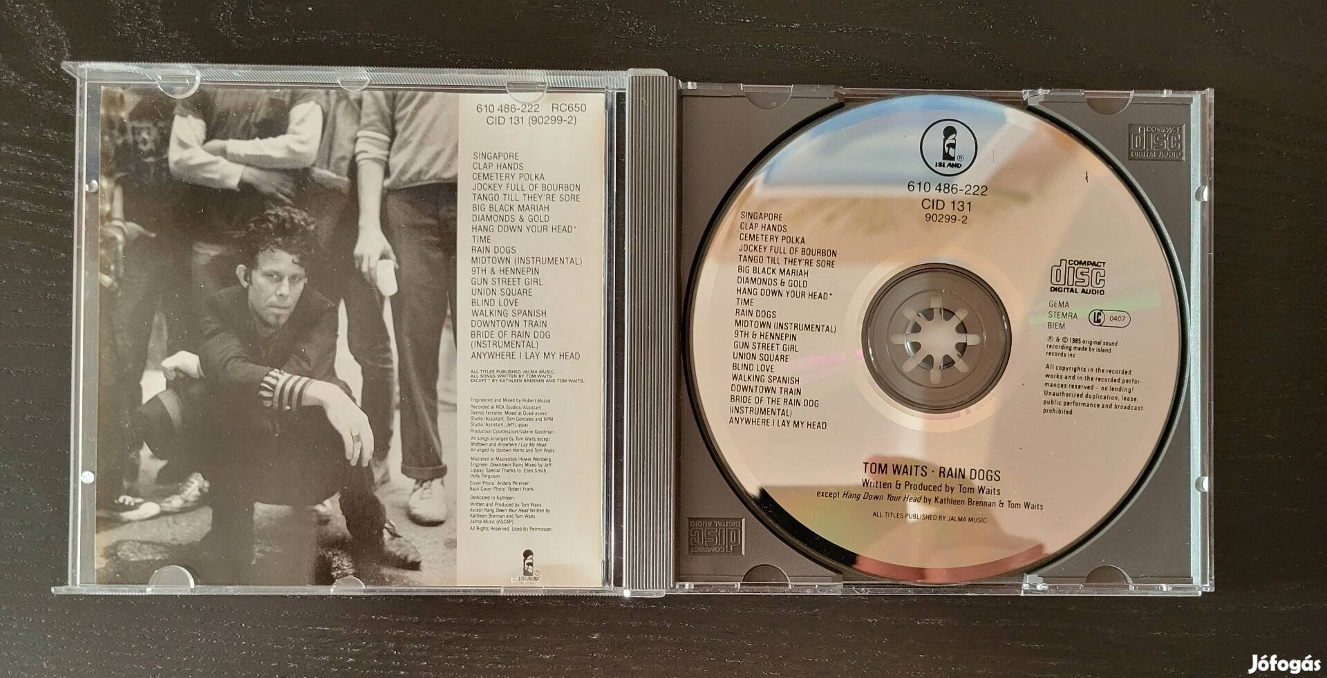 Tom Waits - Rain Dogs CD