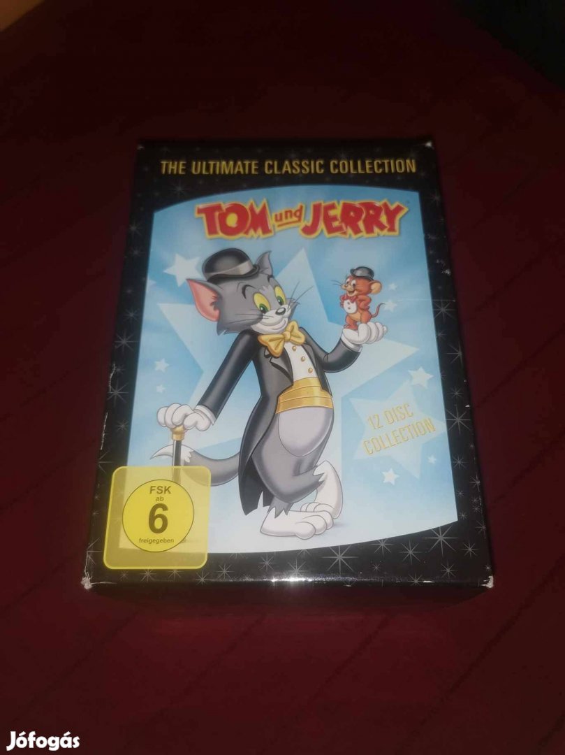 Tom és Jerry DVD Gyűjtemény (12 DVD) 1940-1967