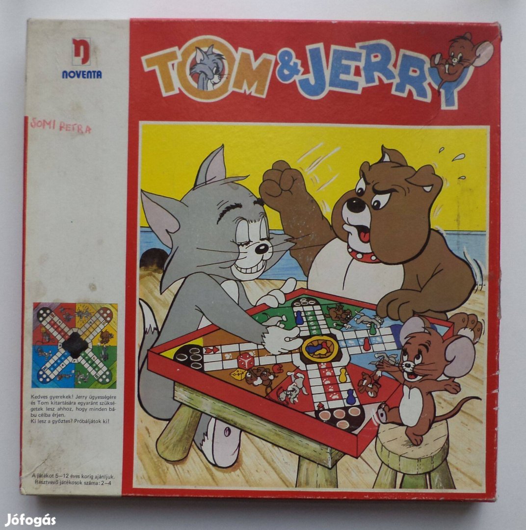 Tom és Jerry, ki nevet a végén /társasjáték, hiánytalan/