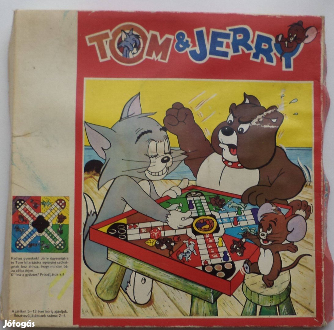 Tom és Jerry,ki nevet a végén /társasjáték,hiánytalan/