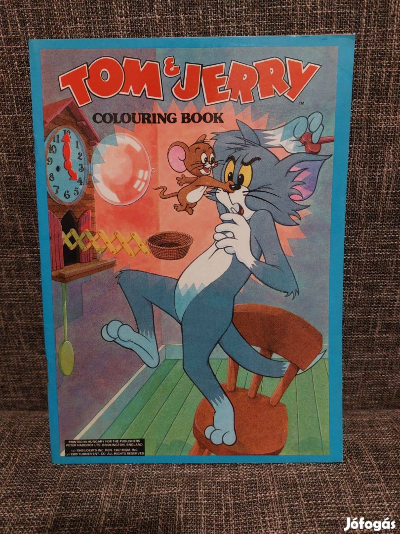 Tom és Jerry színező füzet