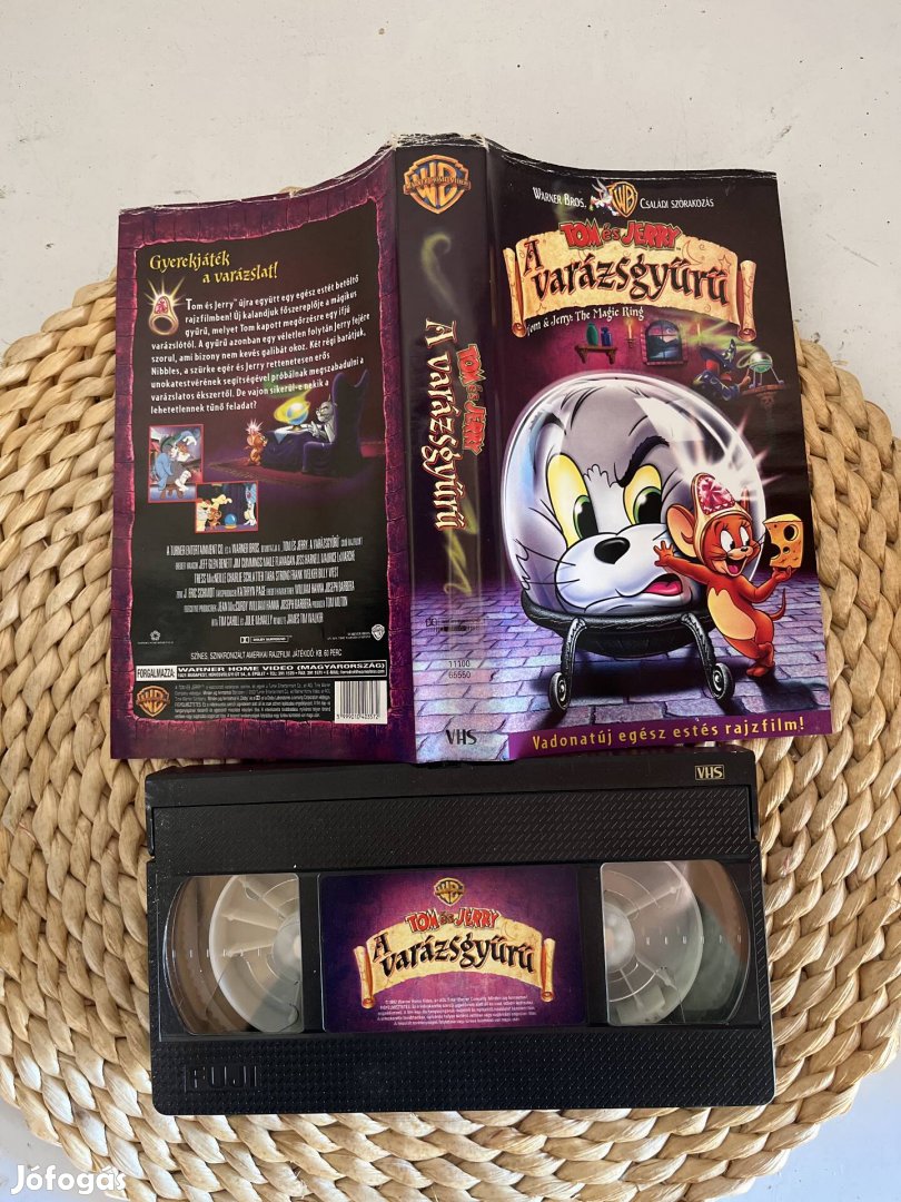 Tom és jerry varázsgyűrű vhs