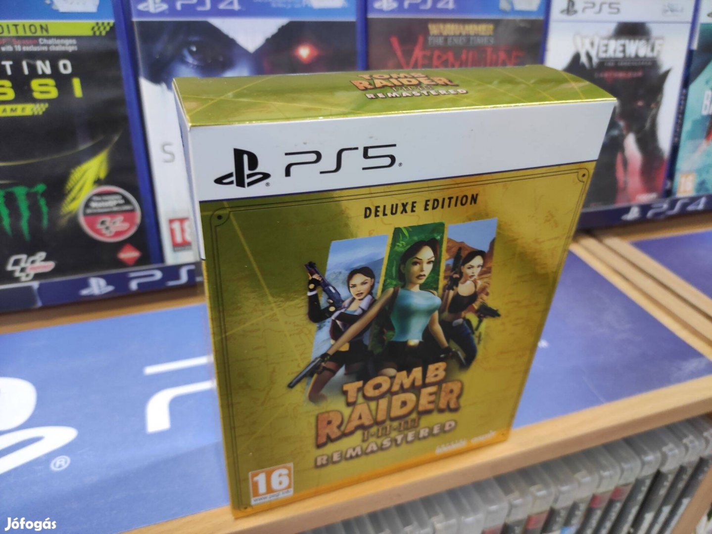Tomb Raider I II III Remastered Deluxe bontott de hiánytalan hibátlan