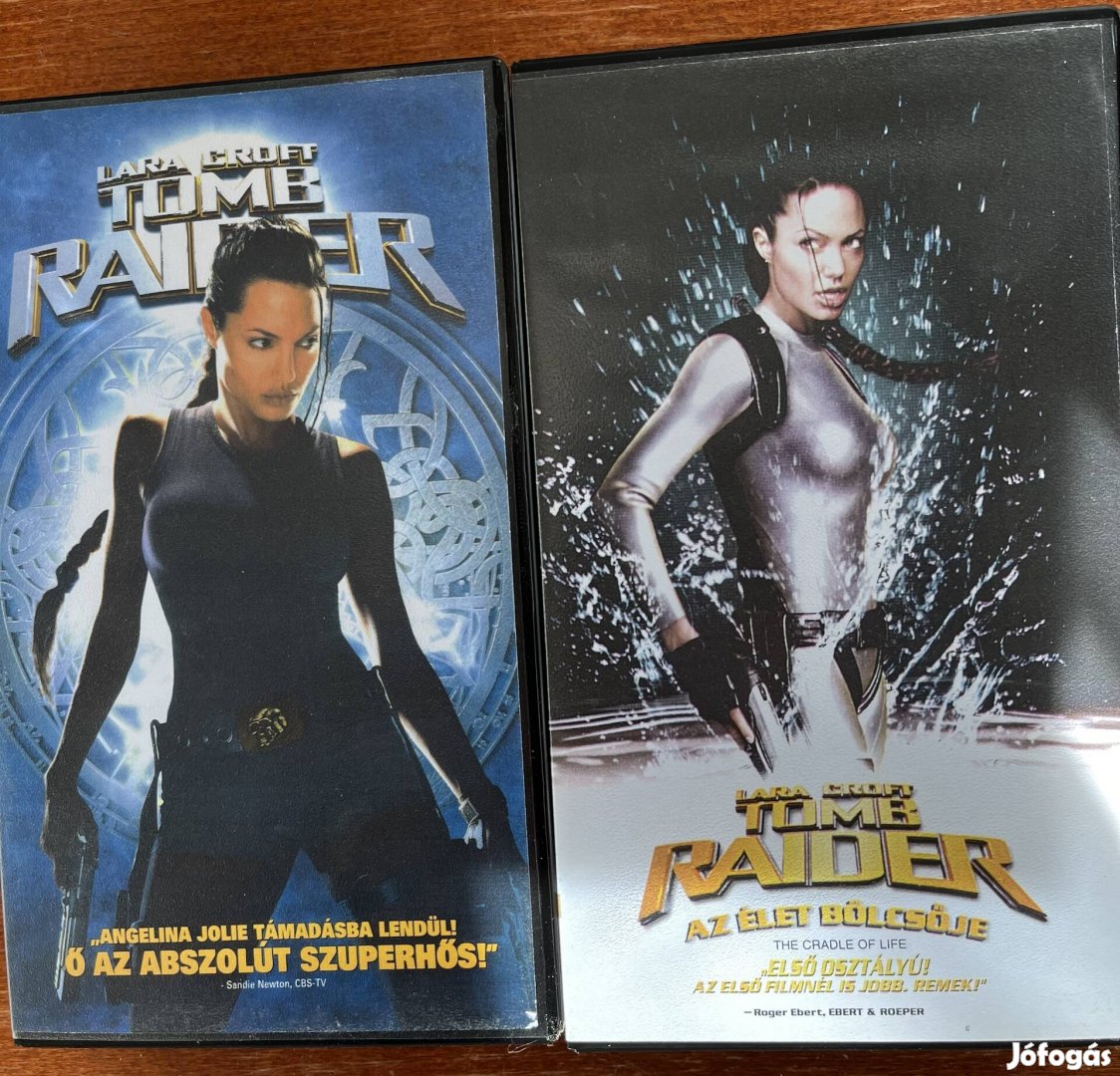 Tomb Raider pakk vhs kazetta