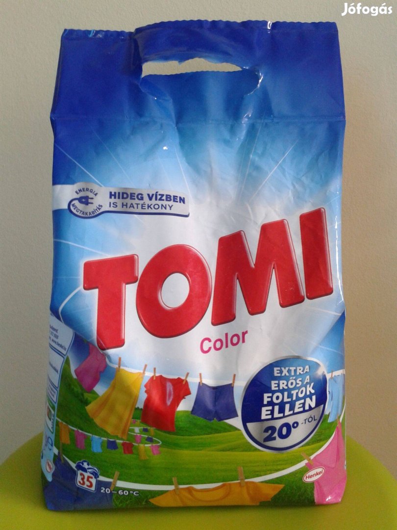 Tomi Color mosópor 35 mosás 2,1 kg - bontatlan, új termék
