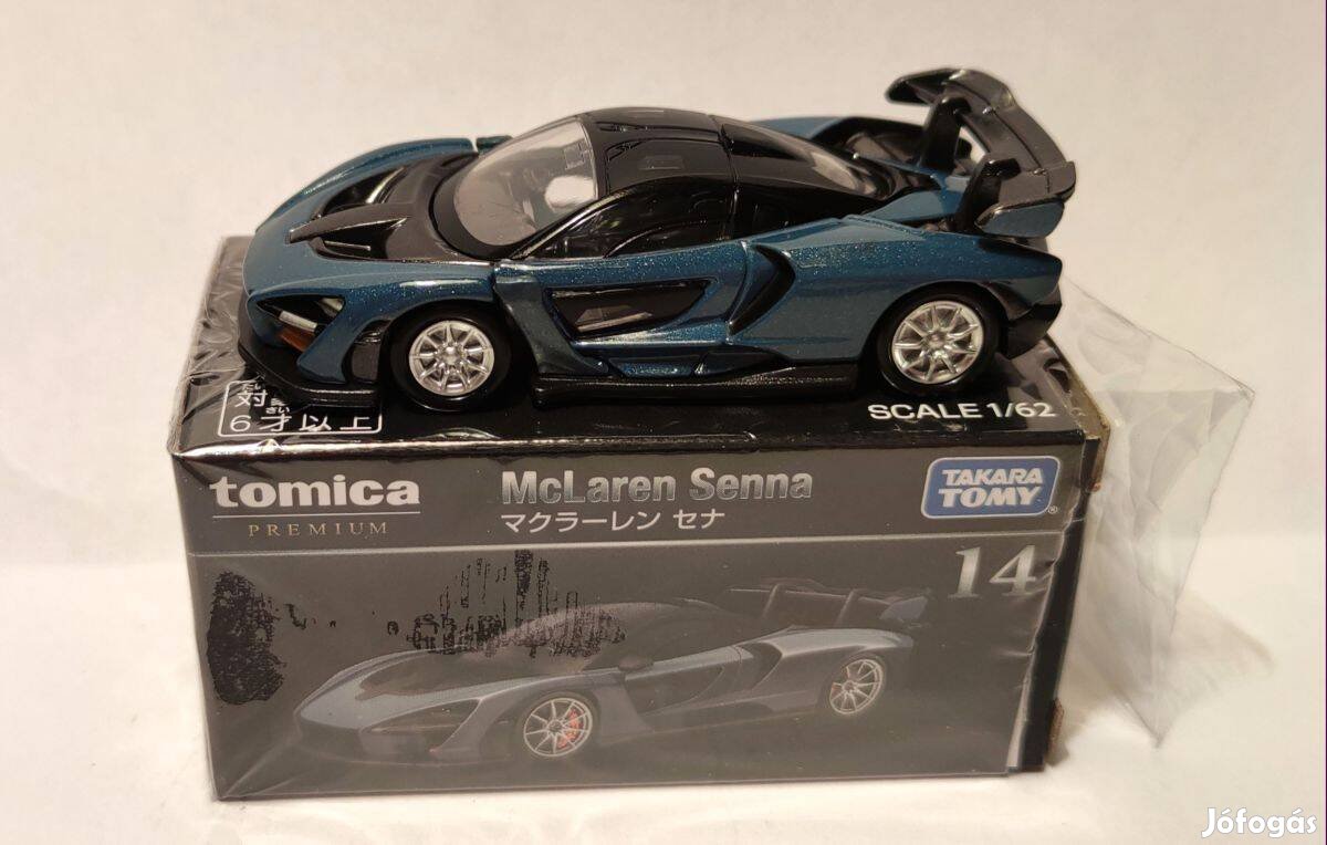 Tomica Premium No.14 Mclaren Senna (2018) 1:62 (2022) új