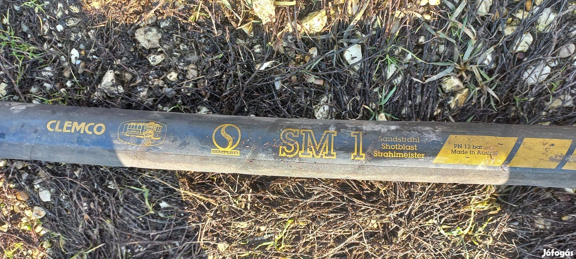 Tömlő homokfúvóhoz csatlakozókkal