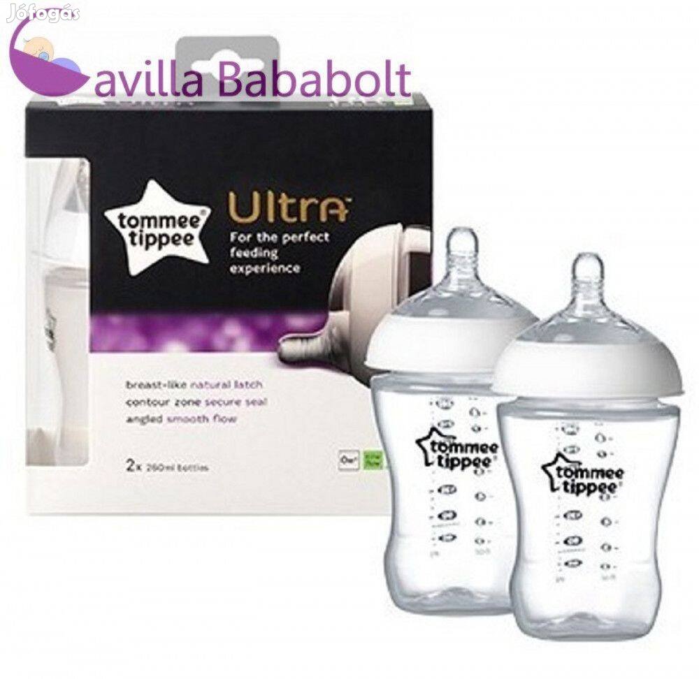 Tommee Tippee Ultra Cumisüveg Duo - (2X260ML) hj