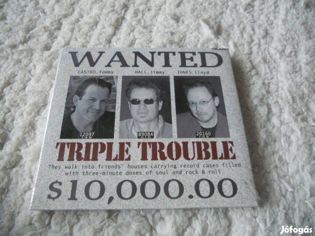 Tommy Castro & Jimmy Hall & Lloyd Jones : Triple trouble Cd ( Új, Fóli