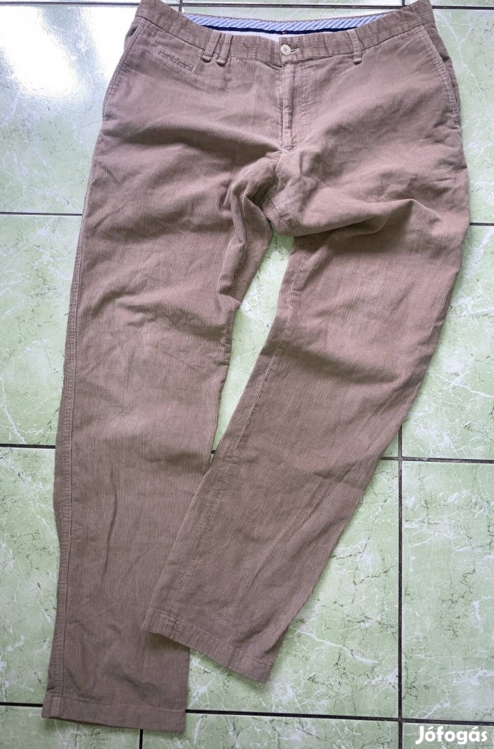 Tommy Hilfiger 34 (pima cotton) eredeti vékonyabb bársony ffi nadrág 