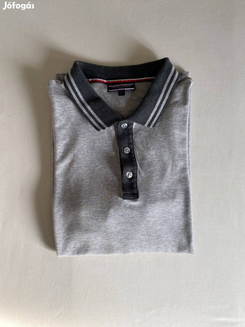 Tommy Hilfiger Tailored férfi galléros póló, L-es