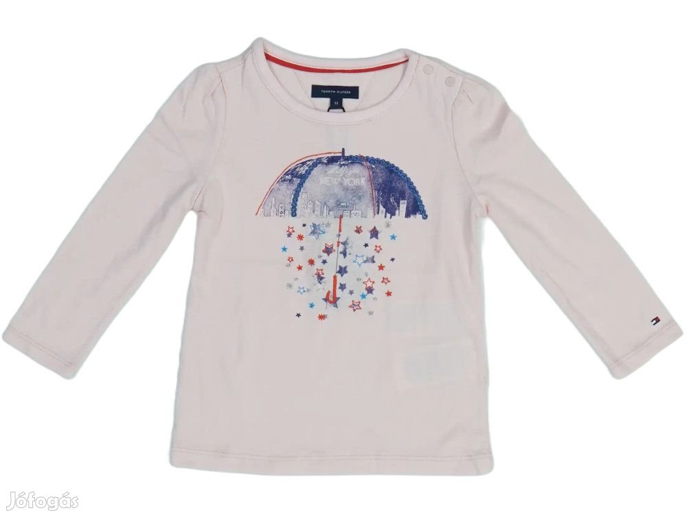 Tommy Hilfiger Új (címkés) Lány Hosszú ujjú felső (Méret: 92)