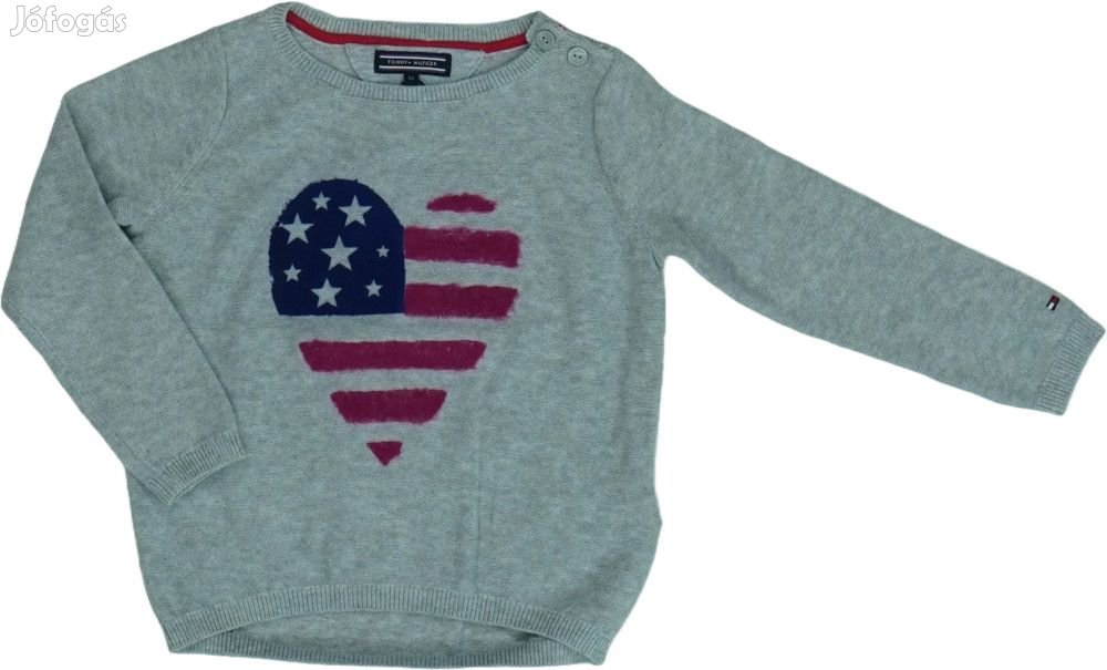 Tommy Hilfiger Új (címkés) Lány Kötött pulcsi (Méret: 92)