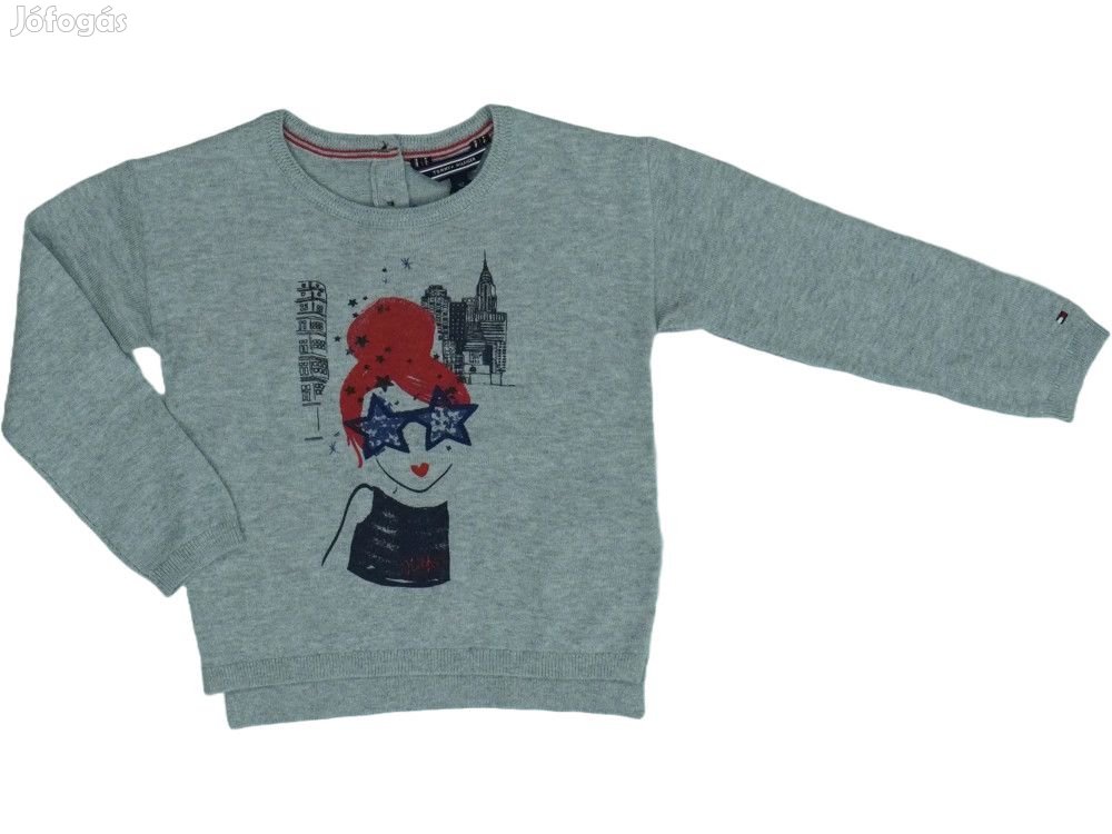 Tommy Hilfiger Új (címkés) Lány Kötött pulcsi (Méret: 92)