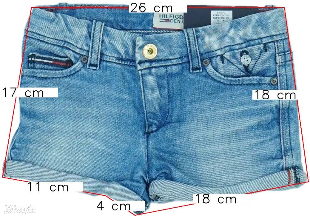 Tommy Hilfiger Új (címkés) Lány Rövidnadrág (Méret: 86)